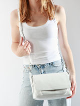 Cross Body Tas Diane S Vedette Leder Paul marius Wit vedette DIANSVED-vue-porte