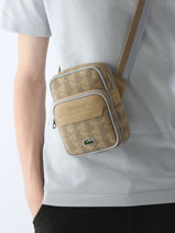 Cross Body Tas Lacoste Beige the blend NH4585BG-vue-porte