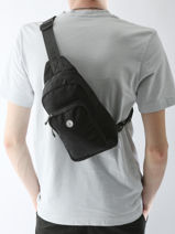Cross Body Tas Serge blanco Zwart basik BSK11007-vue-porte