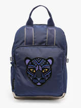 Rugzak 1 Compartiment Caramel et cie Blauw boheme FI