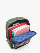 Mini Rugzak Caramel et cie Groen fier GA-vue-porte