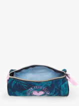 Pennenzak 1 Compartiment Milky kiss Blauw follow your dreams 4426-vue-porte