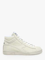 Sneakers Game L Hi Waxed Uit Leder Diadora Beige unisex 178300