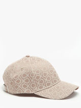 Pet Calvin klein jeans Beige monogram jacquard K612032-vue-porte