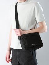 Cross Body Tas Tommy hilfiger Zwart element AM12453-vue-porte
