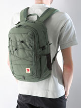 Rugzak 2 Compartimenten Met 13" Laptopvak Fjallraven Groen skule 23349-vue-porte