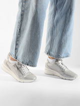 Sneakers Uit Leder Tamaris Zilver women 42-vue-porte