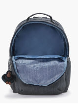 Rugzak 2 Compartimenten Met 15" Laptopvak Kipling Blauw back to school KI6828-vue-porte