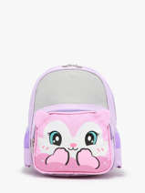 Mini Rugzak Miniprix Violet animal 608