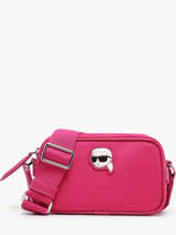 Cross Body Tas K Ikonik  2.0 Nylon Karl lagerfeld Roze k ikonic 2.0 230W3050