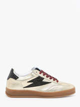 Sneakers Risy Uit Leder Semerdjian Goud women RISY178