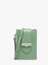 Cross Body Tas Paris Ily Leder Lancaster Groen paris ily 18