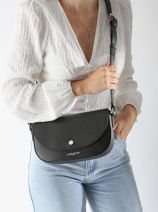 Cross Body Tas Bao Leder Lancaster Zwart bao 49-vue-porte