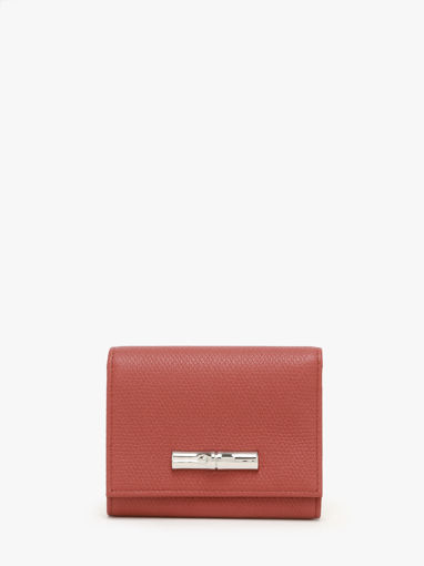 Longchamp Le roseau Portefeuille Bruin
