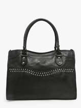 Handtas Glam Leder Basilic pepper Zwart glam BGLA31