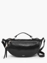 Cross Body Tas M Origami Leder Lancel Zwart origami A12528
