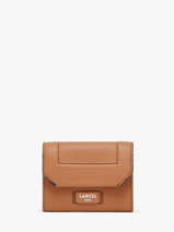 Mini Portefeuille Ninon Leder Lancel Bruin ninon A13179