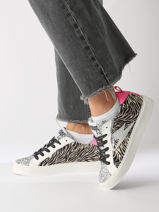 Sneakers Viken Uit Leder Semerdjian Veelkleurig women VIKEN705-vue-porte