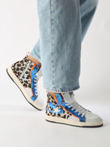 Sneakers Maral Uit Leder Semerdjian Veelkleurig women MARAL675-vue-porte