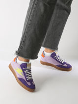 Sneakers Risy Uit Leder Semerdjian Veelkleurig women RISY138-vue-porte