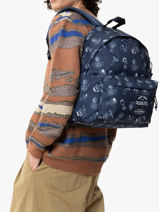 Rugzak 1 Compartiment Met 14" Laptopvak Eastpak Blauw peanuts A5BG4PEA-vue-porte