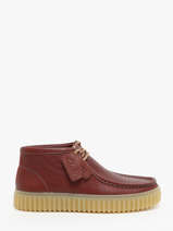 Derby Veterschoenen Torhill Hi Uit Leder Clarks Bruin men 26178267