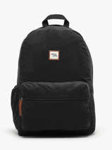 Rugzak 1 Compartiment Basilic pepper Zwart delhi BDEH01