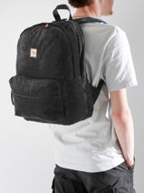 Rugzak 2 Compartimenten Basilic pepper Zwart delhi BDEH02-vue-porte