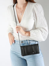 Cross Body Tas K Kushion Polyurethaan Karl lagerfeld Zwart k kushion 245W3229-vue-porte