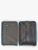 Harde Reiskoffer Seoul Travel Blauw seoul 13L-vue-porte
