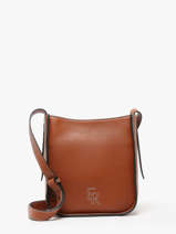 Cross Body Tas S Foudre Leder Etrier Bruin foudre EFOD087S