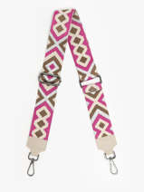 Schouderriem Milano Roze caviar CA2112LO