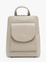 Rugzak /schoudertas Milano Beige caviar CA240615