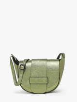 Cross Body Tas Nine Leder Milano Groen nine NI24064