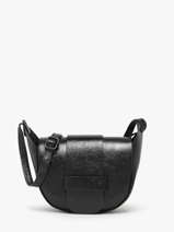 Cross Body Tas Nine Leder Milano Zwart nine NI24064