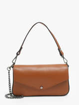 Cross Body Tas Caviar Leder Milano Bruin caviar CA240612