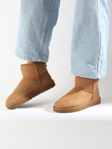 Classic Mini Ii Laarzen Uit Leder Ugg Bruin accessoires 1016222-vue-porte