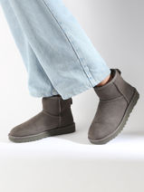Classic Mini Ii Laarzen Uit Leder Ugg Grijs women 1016222-vue-porte