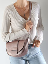 Cross Body Tas Nine Leder Milano Bruin nine NI24065-vue-porte