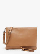 Cross Body Tas Caviar Leder Milano Bruin caviar CA21062