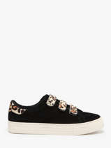 Velcro Sneakers Arcade Uit Leder No name Zwart women GFGL0415