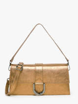 Schoudertas Nine Leder Milano Goud nine NI24066