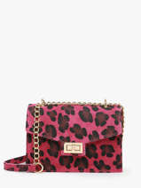 Cross Body Tas Velvet Leopardo Leder Milano Roze velvet leopardo VL21121