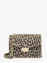 Cross Body Tas Velvet Leopardo Leder Milano Veelkleurig velvet leopardo VL21121