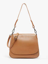 Cross Body Tas Caviar Leder Milano Bruin caviar CA240613