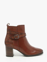 Enkellaarsjes Uit Leder Tamaris Bruin women 43
