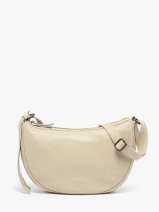 Cross Body Tas Cow Leder Basilic pepper Beige cow BCOW71