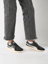 Sneakers Army Trainer Uit Leder Puma Zwart women 38660702-vue-porte