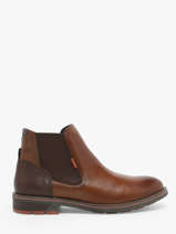Chelsea Boots Terry Uit Leder Fluchos Bruin men F1343