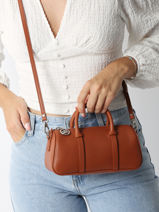 Longchamp Daylong Cross bodytas Bruin-vue-porte